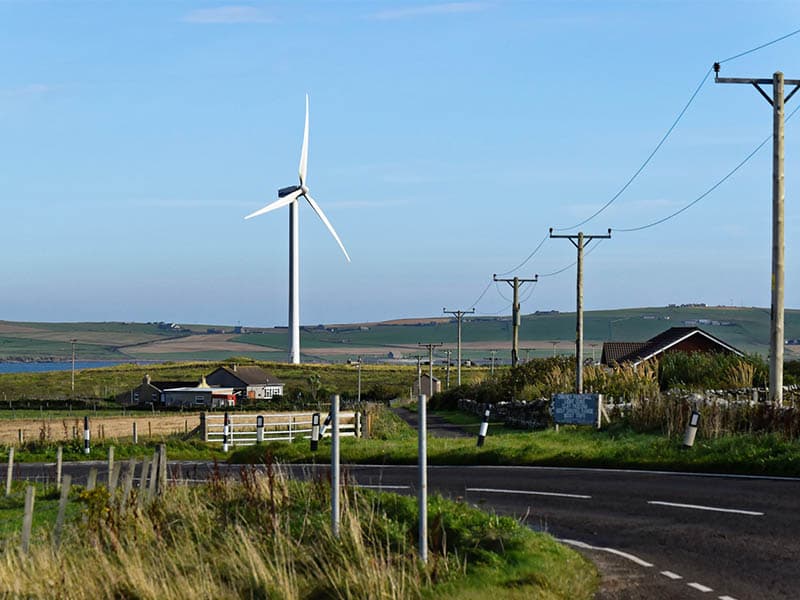 Escocia genera el 118% de la demanda eléctrica con eólica