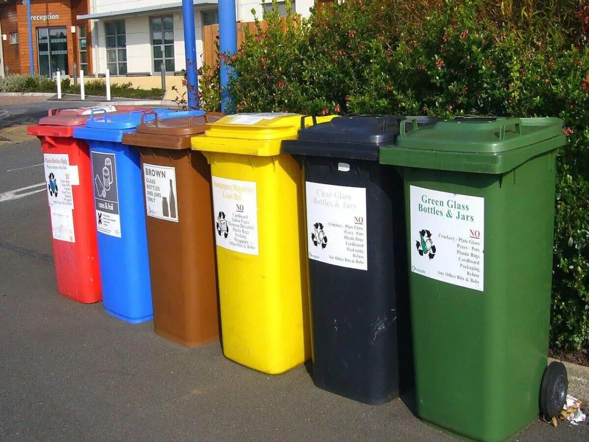 Contenedores de reciclaje: tipos, colores y significado