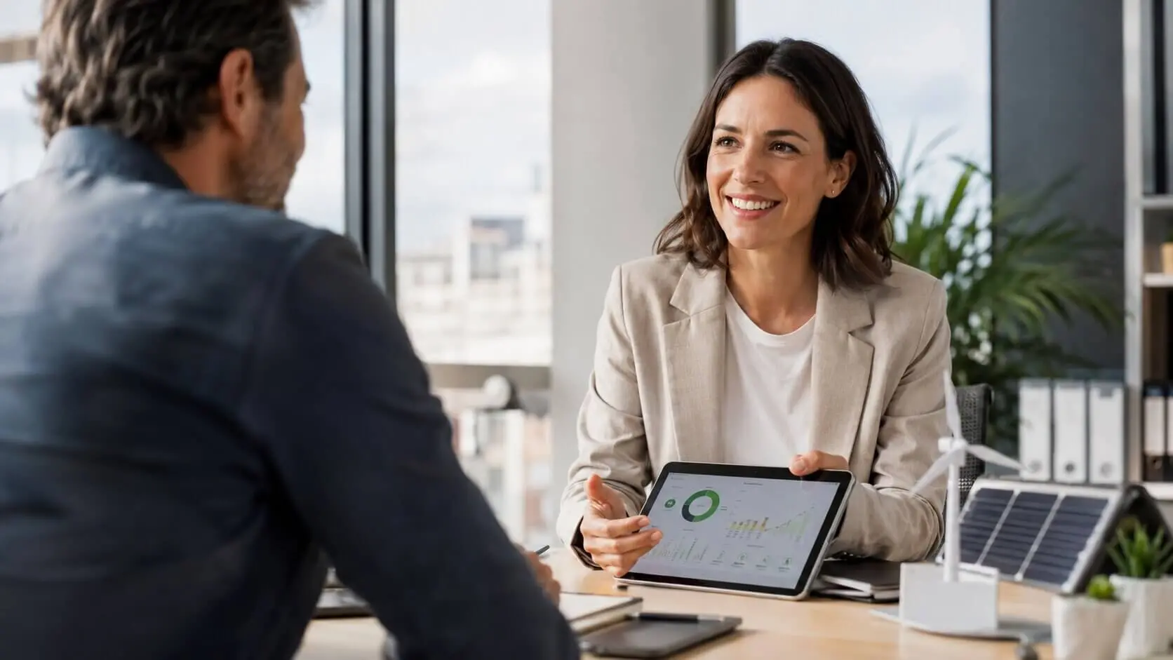 Trabalhar como comercial no setor energético na Nabalia Energia